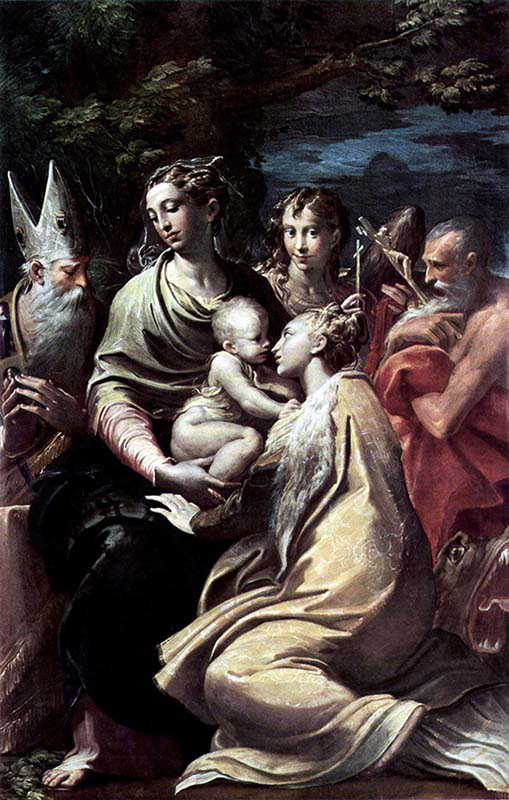 Madonna with Saint Magaretha Saint Peter Saint Jerome and Saint Michael